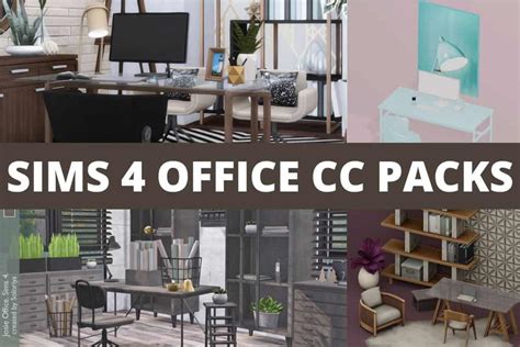 17+ Sims 4 Office CC Packs: Desks, Chairs, Computers - We Want Mods