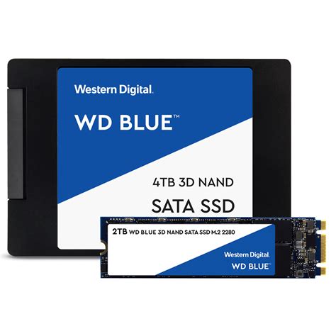 Western Digital WD Blue 250GB 2.5" SATA SSD 560R/525W MB/s 95K/81K IOPS 100TBW 1.75M hrs MTBF 3D ...