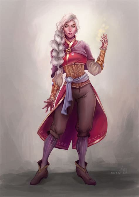 Bard, Airi Kervinen | Character portraits, Character art, Dungeons and dragons characters