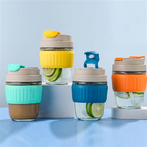 Glass Water Bottle with Straw - below10dollargifts