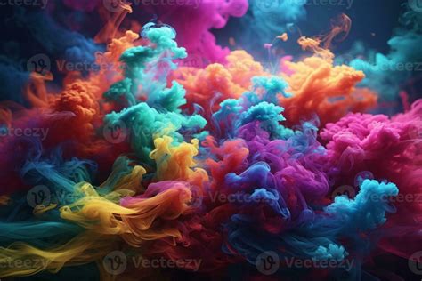 Rainbow Colorful Smoke Wallpaper, Smoke Background, Smoke Effects ...