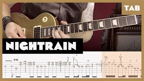 Guns N' Roses - Nightrain - Guitar Tab | Lesson | Cover | Tutorial - YouTube