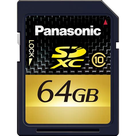 Panasonic 64GB SDXC Memory Card RP-SDW64GE1K B&H Photo Video