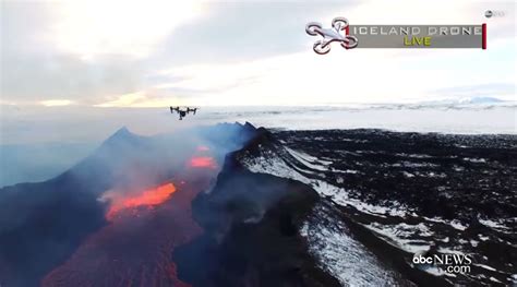 Watch these drones explore a live volcano in Iceland – GeekWire