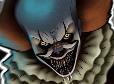 Pin by Nathan VanNest on IT | Pennywise the dancing clown, Creepy smile, Clown horror