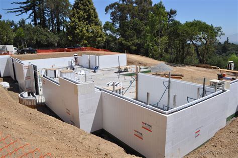 The majority of the ICF is now up. | Insulated concrete forms, Home construction, New home ...