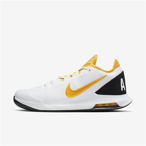 Nike Mens Air Max Wildcard Tennis Shoes - White/University Gold/Black ...