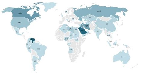 Oil Reserves by Country 2023 - Wisevoter