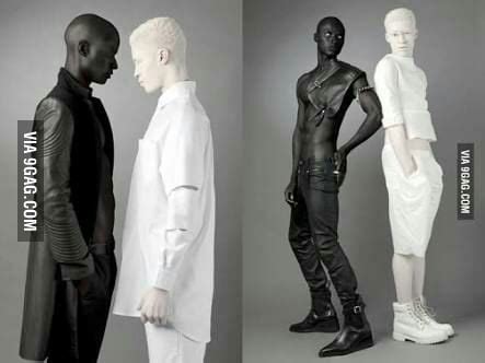 Blackest man vs whitest man - 9GAG