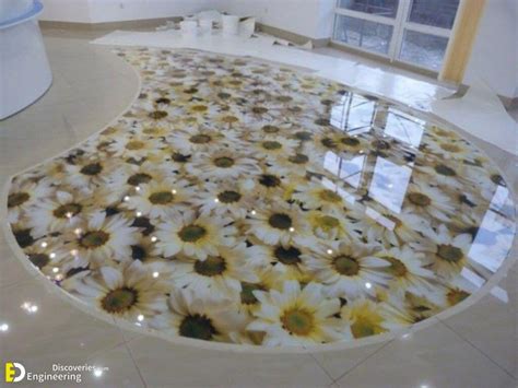 25 Lovely 3D Epoxy Floor For Spectacular Living Room | Engineering Discoveries