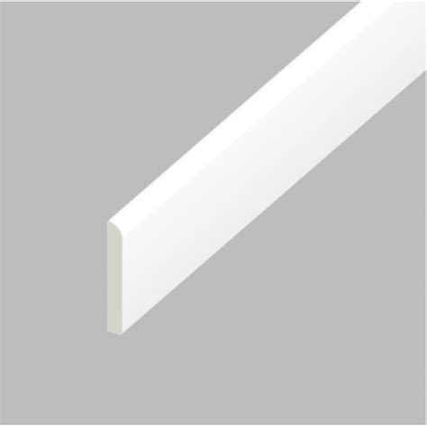 White PVC 20mm Finishing Trim