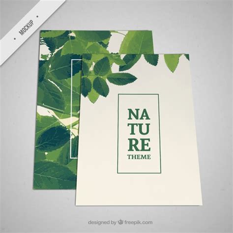 Brochure of nature PSD file | Free Download