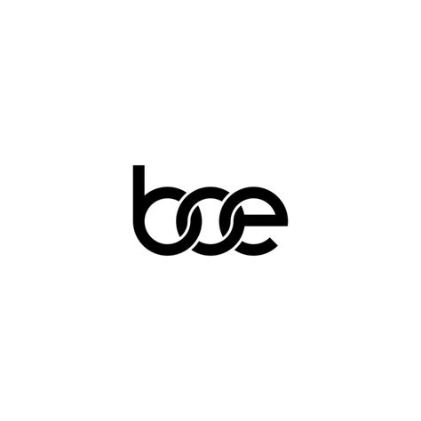 Letters BOE Logo Simple Modern Clean 16376614 Vector Art at Vecteezy