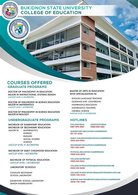 Courses Offered A.Y. 2020 - Bukidnon State University