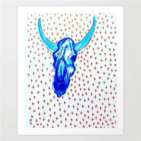 Skull - Mexico Art Print by Alanna Rae | Society6