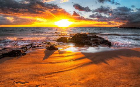 Download Nature Sunset HD Wallpaper
