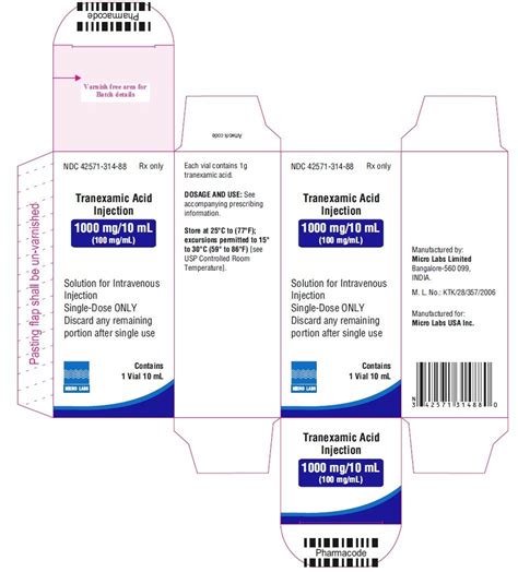 Tranexamic Acid Dosage