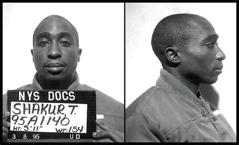 Tupac Shakur Mugshot 1995 Photograph by Daniel Hagerman