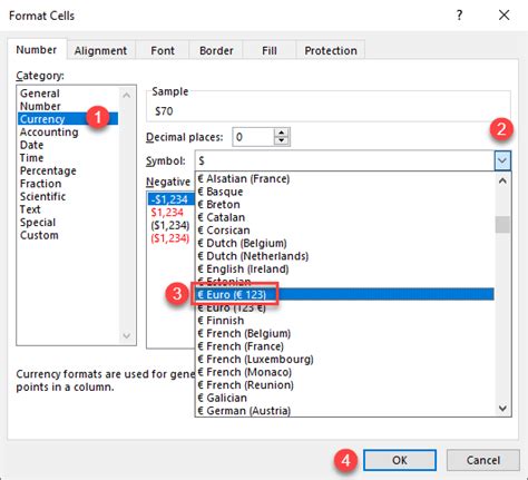 How to Insert a Euro Symbol in Excel & Google Sheets - Automate Excel