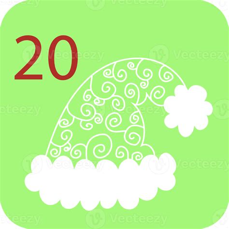 Advent calendar 20 december. 14386296 PNG