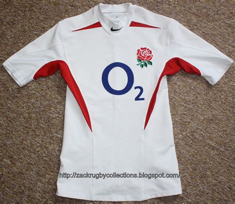 ZackRugby Collections®: England Test Home 2003/2004 Rugby Jersey