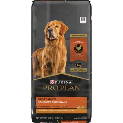 Purina Pro Plan Shredded Blend 35 Lb. Chicken & Rice Flavor Adult Dry ...