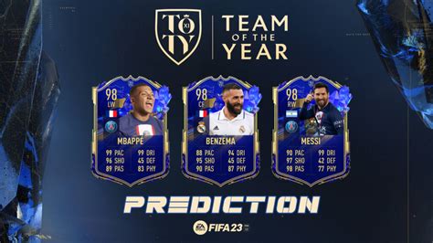 FIFA 23 TOTY Predictions: Which players will be in the Team Of The Year 2022? | FifaUltimateTeam ...