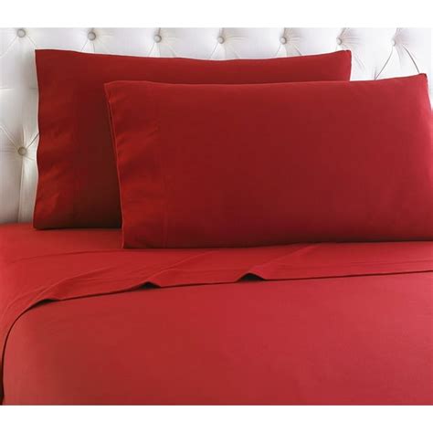 Empire Home Heavy Winter Flannel 100% Cotton Sheet set Fitted Flat Pillow Cases Deep Pocket ...