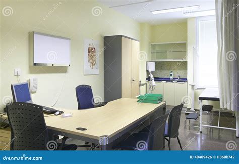 Hospital Doctor Room With Equipment And Desk Stock Photo - Image: 40489426