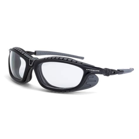 Crossfire Safety Glasses with Clear Anti-Fog, Gun Metal Frame - Walmart.com - Walmart.com