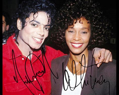 Whitney Houston And Michael Jackson