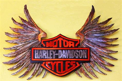 Harley davidson art, Metal art, Biker art