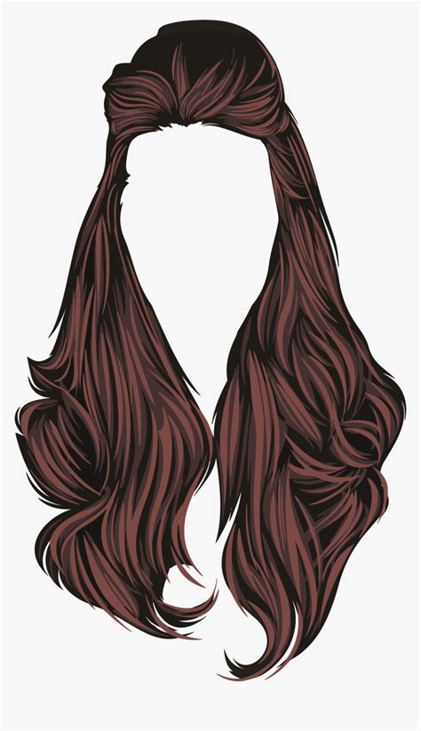 This Free Icons Png Design Of Female Hair - Female Hair Clip Art ...