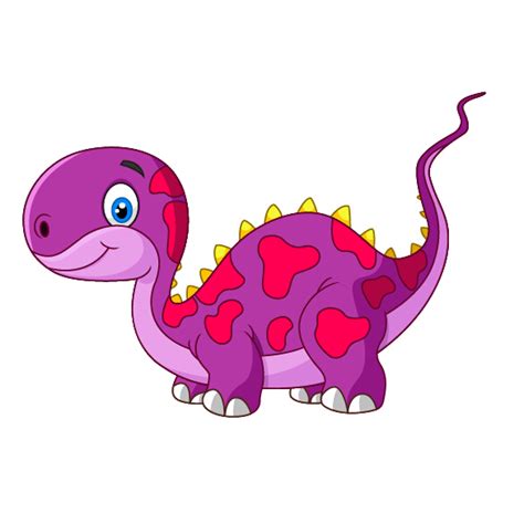 Cute cartoon dinosaur vector material 01 free download