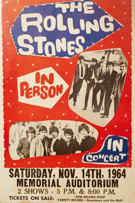 Original 1964 Rolling Stones poster with tour stop in Milwaukee becomes a hot collectable ...