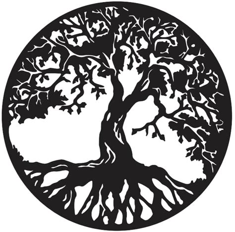 Tree of life dxf File free - Free Vector