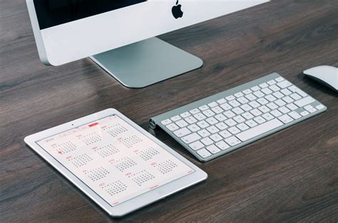 Free Images : desk, writing, apple, table, ipad, technology, tablet ...