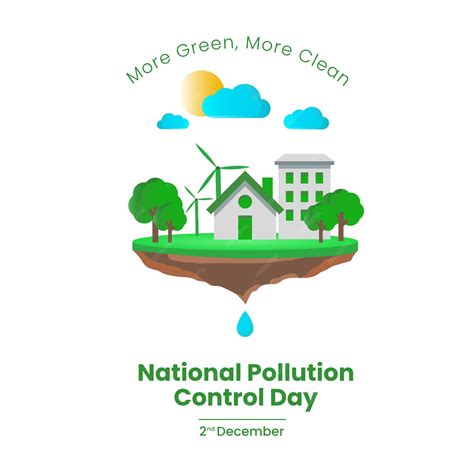 Premium Vector | National Pollution Control Day Illustration