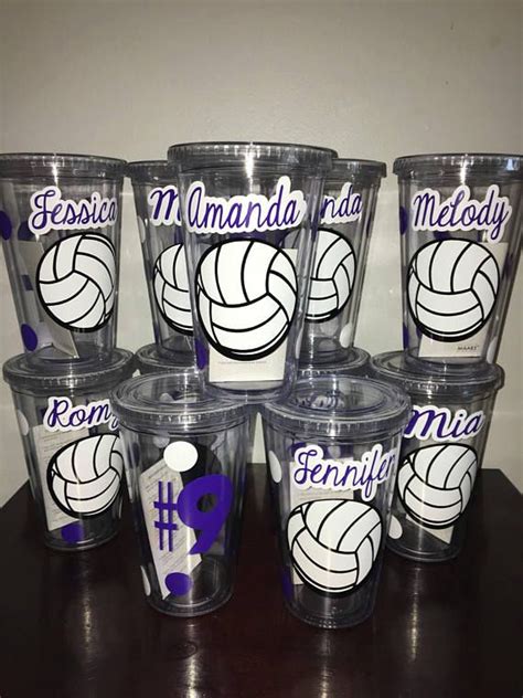 Volleyball Gifts Volleyball Team Gift Volleyball Cup | Volleyball team gifts, Volleyball senior ...