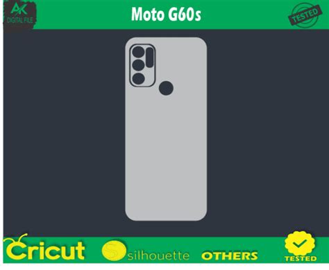 Moto G60s Skin Vector Template - AK Digital File