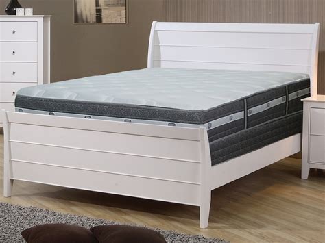 Continental Sleep, 11-inch Fully Assembled Innerspring Mattress and 8" Split Box Spring, Full ...