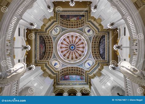 Pennsylvania State Capitol Inner Dome Editorial Photography - Image of ...