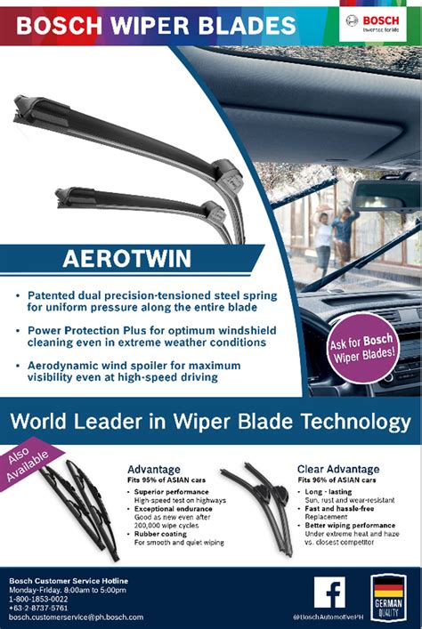 Special: 10% OFF on Bosch wipers