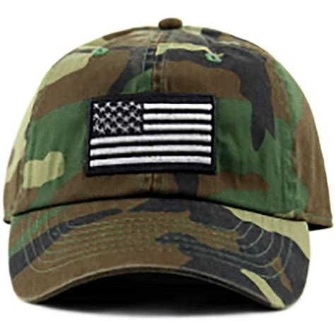 Newhattan - Newhattan American Flag Camo Baseball Cap Adjustable Hat ...