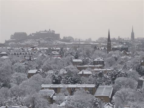 Snowy Edinburgh