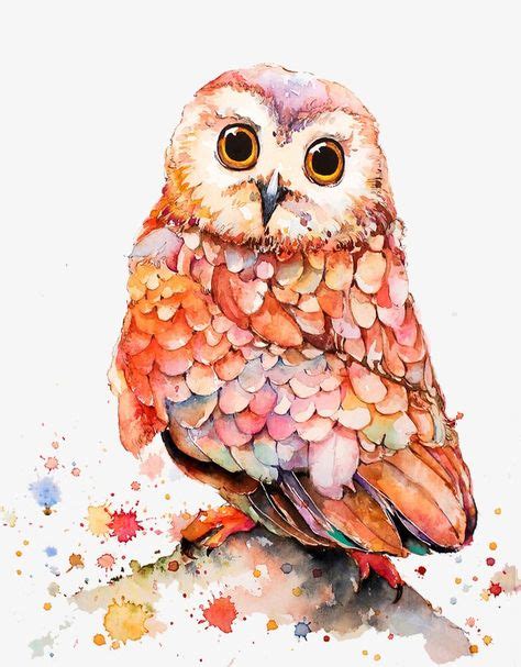 Owl | Owl watercolor, Owl art, Owl png