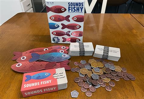 Sounds Fishy party game review - The Board Game Family