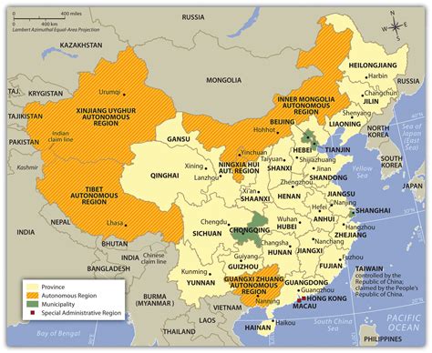 Carte de la Chine / Map of China – My Chinese experience