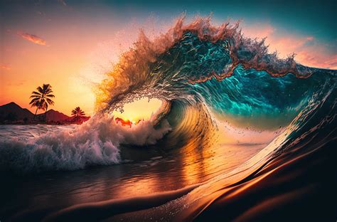 Wave Digital Art by Arthur Huang - Fine Art America