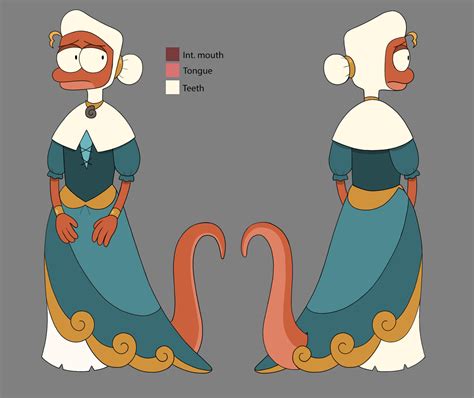 ArtStation - Amphibia style character turn around